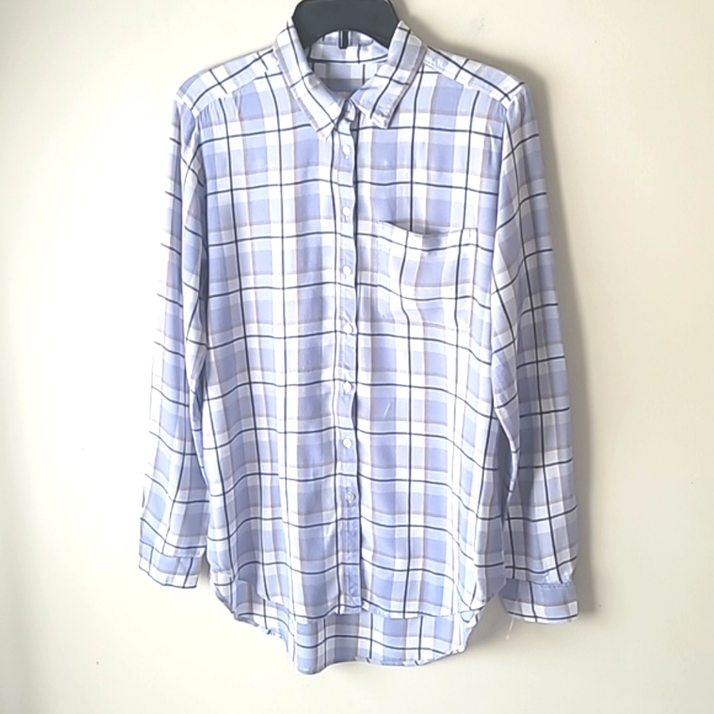 Loft Shirt long sleeve Button down Cowgirl Western  SZ M